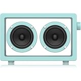 oiakus 16W Tragbarer Bluetooth-Lautsprecher, Kassette Tragbarer Bluetooth-Lautsprecher, Transparentes Kassettendesign, USB Wiederaufladbar, HD Leistungsstarker Sound, Für Party, Geschenk, Büro
