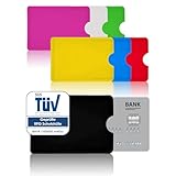 AntiSpyShop 7X RFID Schutzhüllen, TÜV geprüft, NFC Blocker - Kreditkarten, Bank-, EC Karten Abschirmung