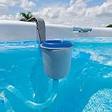 Intex Deluxe Oberflächenabsauger 28000 - Poolreiniger mit verstellbarer Halterung, herausnehmbarem Filterkorb und Eignung für verschiedene Pooltypen