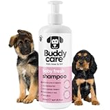 Baby Fresh Dog Shampoo von Buddycare - Shampoo für müffelige Hunde ab 8 Wochen - Baby-Puder-duftendes Welpen-Shampoo mit Aloe Vera und Provitamin B5 (500ml)