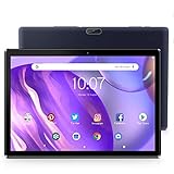 PRITOM Tablet 10 Inch Android 13 Phone Tablet 3G, SIM, 64GB Quad Core, (TF 512GB), 5000mAh Battery, 8MP Rear Camera, Support 3G Calls, WiFi, GPS, Bluetooth, USB Type C, Black