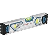 Bosch Professional Wasserwaage 25 cm mit Magnet System (rundum ablesbar, Aluminium-Gehäuse, robuste Endkappen) - Amazon Exclusive