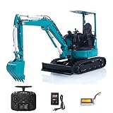 wheelfun LESU B0003 1/14 Funkferngesteuerter Mini-Hydraulikbagger PC30 Metall RC Bagger Modell Frsky X14 Funk Upgrade Sound Licht Akku