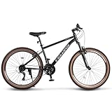 MEGHNA 26Zoll Fahrrad MTB Fahrrad mit 21Gang Schaltwerk Herren Damen Mountainbike Jugendfahrrad MTB Hardtail Fahrrad Bike