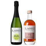 Laori Bundle alkoholfrei | 750 ml Sparkling Riesling (Alkoholfreier Sekt) | 500 ml Spice No 2 (Alkoholfreie Rum-Alternative) | Perfekt für alkoholfreie Cocktails | Vegan & kalorienarm