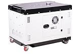 Pro-Lift-Werkzeuge Notstromaggregat Super Silent 9000W 230V + 400V Stromerzeuger 4-Takt-Dieselmotor luftgekühlt Stromaggregat Starkstrom Eletro-Starter Generator leise Diesel Notstromaggregat - 02869