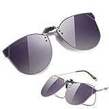 Wnddle Sonnenbrille Clip, Polarisiert Clip auf Sonnenbrillen, UV400 Sonnenbrille Clip, Polarisierte Clip-on Nachtfahrbrille, polarisierte Sonnenbrille Flip up Sonnenbrille Clip Gegen Licht