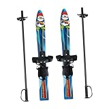 kowaku Kinder Skigafeln Skiblades Schneeschuhwandern im Freien für 3-8 Jahre alte Snowboard-Schnee-Skier-Ski-Ski-Ski-Boards im Alter von 3-8 Jahren, Schneemann