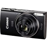 Canon 1076C001 Ixus 285 HS Kamera (20,2 Megapixel CMOS-Sensor 12fach optischer Zoom, Ultra-Weitwinkelobjektiv Full-HD-Movieaufnahmen) schwarz