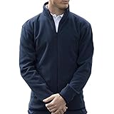 PRO RTX Micro Fleece Jacke - leichte Fleece-Jacke Herren - Arbeitsjacke für Männer - dünne Fleecejacke Outdoor - Übergangsjacke - Navy, 4XL