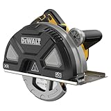 DEWALT 184 mm 18 Volt Akku-Metallhandkreissäge DCS383N-XJ (Bürstenloser Motor, elektronische Motorbremse, Edelstahl-Sägeschuh, Magnesium-Schutzhaube, Lieferung ohne Akku und Ladegerät)