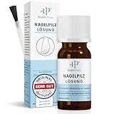Health Press® Nagelpilz Lösung – Wissenschaftlich nachgewiesene Wirkung – 10ml Anti Nagelpilz Liquid – Effektiver Nagellack für Füße & Hände – Medizinprodukt zur wirksamen Behandlung von Nagelpilz
