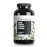 MSM Kapseln - 365 vegane Kapseln - Laborgeprüfte 1600mg Methylsulfonylmethan (MSM) Pulver pro Tagesdosis - Ohne Magnesiumstearat, hochdosiert und in Deutschland produziert