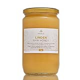 Earthbreath Linden | Limette | Lindenholz roher Honig - 1kg - rein, ungepasteurisiert und ungefiltert - natürlicher Süßstoff zum Kochen, Kaffee, Tee, Saft, Getränke, Lebensmittel