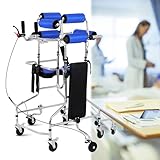 XUZAOJUN Rollator mit Sitz und Bremsen, leichte Gehhilfen for Senioren, mit Handbremse, höhen- und breitenverstellbar, 8 Räder, kippsicher, for Behinderte, ältere Menschen(Women's)