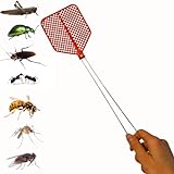Manuelle Fliegenklatsche – 1 Stück Fliegenvernichter Länge 42 cm – Fliegenklatsche gegen Fliegen und verschiedene Insekten