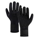 Btgghytr Neopren-Handschuhe, Tauchhandschuhe, 5 mm, Thermohandschuh mit verstellbarem Hüftgurt zum Schnorcheln, Tauchen, Tauchen