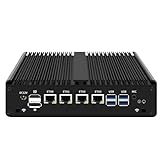 UDPTCP Micro Firewall Appliance I7-8550U Lüfterloser Mini-PC DDR4 HD DP Dual Display Industrial PC 4 I211-LAN USB3.0 6 COM WiFi Firewall Router PC AES-NI ohne RAM ohne SSD (16GB RAM 512GB