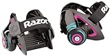 RAZOR Uni Sneaker Jetts Heel Wheels Roller, Black, One Size