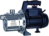 T.I.P. Gartenpumpe Edelstahl (4.000 l/h Fördermenge, 42 m Förderhöhe, 4,2bar Druck, 800W, selbstansaugend, Jet-Hydrauliksystem, thermischer Überlastschutz, ergonomischer Handgriff) GP 4000 INOX, 31371