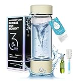 IUHFSIFS 2025 Wasserstoff Wasserflasche【Aktivkohlefilter entfernt 99% Chlorgeruch】10.000+ Zyklen 1680ppb in 3 Minuten, Trägt zur natürlichen Vitalität Bei, für Büro