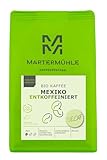 Martermühle Mexiko Bio Kaffeebohnen entkoffeiniert 1kg mild I Arabica I Aromen: Nougat, Zartbitterschokolade I Ganze Bio Kaffee-Bohnen schonend geröstet, säurearm