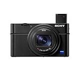 Sony RX100 VII | Kompakte Premium-Kamera mit 4k Video, 24-200 mm F2.8-4.5 Zeiss Zoom-Objektiv, 1' Sensor, Autofokus zur Augenverfolgung für Mensch und Tier, 4K-Filmaufnahmen und neigbares Display