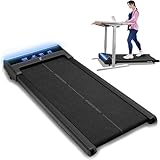 Sportstech Laufband Walking Pad für Zuhause, mit manueller Steigung, Walking Pad bis 6 km/h, Treadmill bis 12km/h, App, Fernbedienung, kompakt, LED, Home Office, sWalk Lite/sWalk Lite Plus