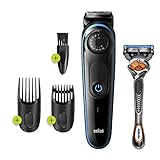 Braun – 81705178 – BT3240 Bart- und Haarschneider, 39 Längeneinstellungen, Schwarz/Blau