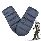 Skihandschuhe – Damen-Ski-Fäustlinge | Puff Down Fäustlinge | wasserdichte Schneehandschuhe für Erwachsene | isolierte Winterhandschuhe | Handschuhe zum Snowboarden | Daunen für kaltes Wetter im