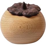 Lipfer Aromatherapie-diffusor Für Ätherische Öle Aus Holz – Holzdiffusor in Persimmonform Für Zuhause, Büros, Autos, Saunaräume, Spa-zentren, Yoga-räume