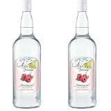 Alpenschnaps | Steinbeisser | 1 x 1l | Himbeere | pures Alpenglück im Glas (Packung mit 2)