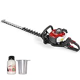 MGF Professionelle Heckenschere TS2375 22,5 cc Klinge 75 cm mit Motor von HP 0,86 – Gratis Dosierer und Öl 100 ml pro Mischung