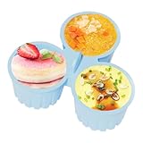 Silikonkuchenform - Muffinhüllen zum Backen von Cupcake | Wiederverwendbare Nicht -Stick -Backbecher -Muffinformen | Backliner | Anti -heimliche Gebäckfälle Schimmelküchengeräte für Erwachsene