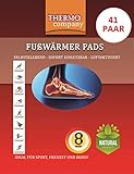 THERMO Company THERMO Company 41 Paar Fußwärmer Pads, Thermopad Sport, Freizeit, Arbeit Zehenwärmer Pads bis zu 8 Stunden Wärmepads Füße selbstklebend