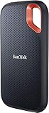 SanDisk Extreme Portable SSD 1 TB (tragbare NVMe SSD, USB-C, bis zu 1.050 MB/s Lesegeschwindigkeit und 1.000 MB/s Schreibgeschwindigkeit, wasser- und staubbeständig) Schwarz