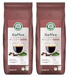 LEBENSBAUM 2x Kaffee Gourmet Klassisch, ganze Bohne, Bio Kaffee aus Arabica-Bohnen, Intensität 3/5, ausgewogener, aromatischer Genuss, 2 x 1 kg…