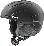 uvex Stance - robuster Skihelm für Damen und Herren - individuelle Größenanpassung - optimierte Belüftung - Black matt - 58-62 cm