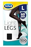 Scholl Light Legs Kompressionsstrumpfhose für Damen, 60 Denier, Schwarz, Größe L, 3068208 (Verpackung kann variieren)