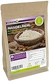Vita2You Mandelmehl 1kg - blanchiert und naturbelassen - Mandeln gemahlen zum Backen - 1000g - Premium Qualität