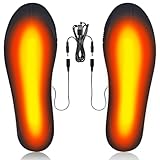Beheizte Einlegesohlen,Wärmesohle,USB Wiederaufladbare Beheizte Einlegesohlen,Beheizbare Sohlen,Zuschneidbare Thermo-Einlegesohlen Winterfußwärmer für Männer und Frauen
