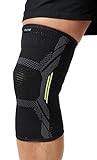 VITTO Kniebandage Männer/Damen - Bandage Knie zur Linderung von Knieschmerzen, Arthrose Knie, Meniskus und Kraftsport (L)