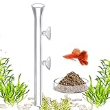 Aquarium Futterautomat,Automatischer Fischfutter Spender für Aquarien - Transparenter Acryl Spender Mit Praxissaugnapf Für, Teich & Schildkrötenfütterung