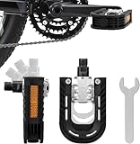 Klapppedale Fahrrad Pedale φ 14mm(9/16') mit Reflektoren für MTB, Pedelec, Klapprad, Rennrad