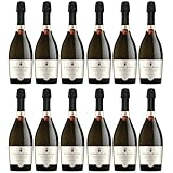 Teresa Rizzi Spumante Brut Schaumwein weiß brut Venetien Italien inkl. FeinWert E-Book (12 x 0,75l)