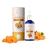Lebbio Aprikosenkernöl 100ml [100% NATÜRLICH] Kaltgepresst - Feuchtigkeitsspendend, Pflegend für Gesicht, Haare, Kosmetik, Körper, Massage, Lippenbalsam, Hautpflege