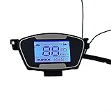 E-Bike-LCD-Display, LCD-Display, Motor-Tachmeter-Bildschirm, E-Bike-Bedienfeld für E-Bike-Roller, 48–72 V