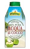 Pfanner Kokoswasser Getränk (8 x 500 ml) – Aqua di Cocco im Vorratspack – Kokosnusswasser ohne Zucker – aus Kokosnüssen