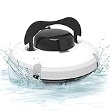 Likai Poolroboter, Kabelloser Poolroboter Akku mit Selbstparkfunktion & Dual-Antriebsmotoren, 5200mAh Kapazität, 120 Min Reinigungszeit, Automatischer Poolsauger Bodensauger Ideal für 100m² Pools