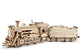 ROWOOD 3D Puzzle Holz Dampflokomotive Für Erwachsene, DIY Holzpuzzle Modelleisenbahn Modellbausatz Für Kinder, Geschenke Für Männer Und Frauen